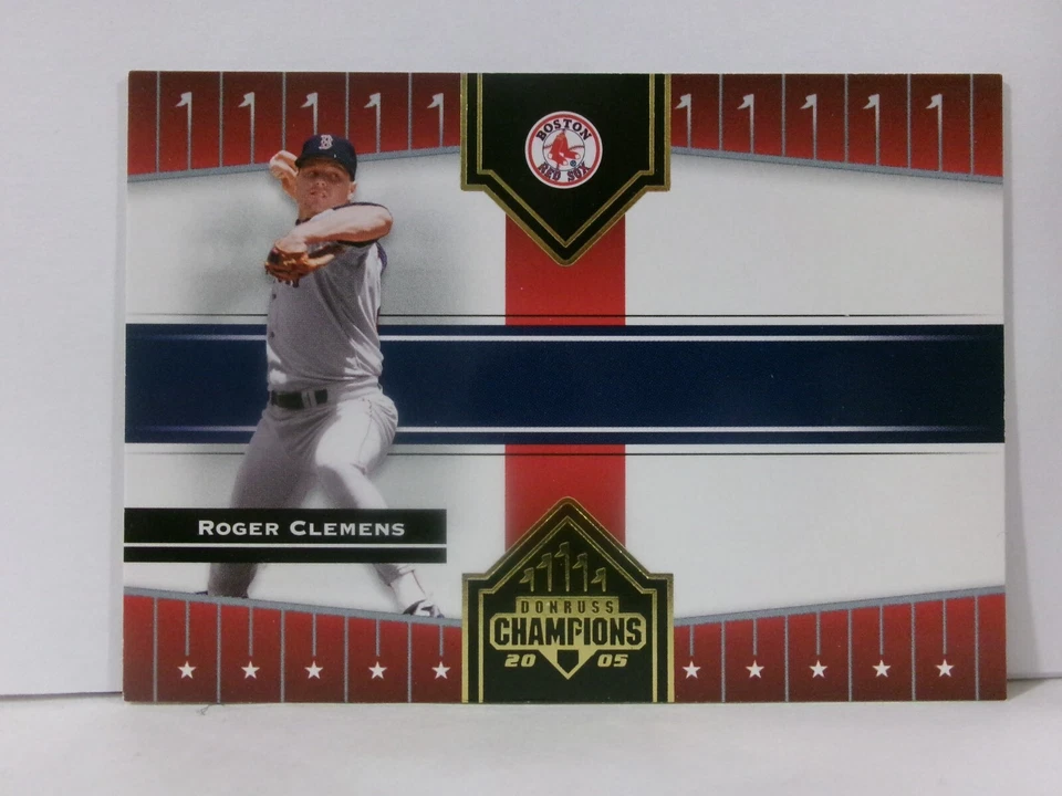 2005 Donruss Champions #101 Roger Clemens Boston Red Sox - Image 1 of 2