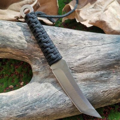 Outdoor survival defense straight knife, sharp and reliable fixed blade knife - Image 1 of 4