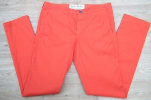 Ladies Jack Wills Skinny Jeans - Flame Red - 30 W 30 L - BNWT- RRP £59.50 - Picture 1 of 7