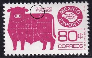 uca76 Mexico Exporta Plattenfehler postfrisch Papier 4 Position 07 et# 4_02 - Bild 1 von 1