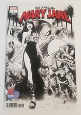 The Amazing Mary Jane #1 Humberto Ramos B&W Trade Variant 2019 NYCC Marvel Comic