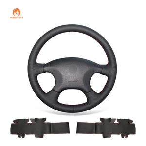 Black PU Leather Steering Wheel Cover for Citroen Elysee c-elysee Xsara Picasso - Picture 1 of 10