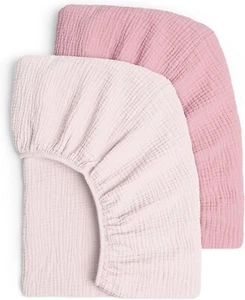 Muslin Crib Sheets - Fitted Crib Mattress Sheets for Boys and Girl - 2 - Picture 1 of 6