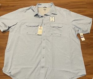 IZOD Mens 4XL NEW w/tags Shirt Lightweight Vented Shirt $65 Retail