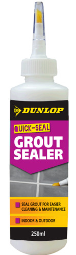 GROUT SEALER 250ml Dunlop Quick Seal Waterproof Sealant