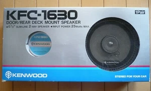 KFC-1630 KENWOOD AUTO LAUTSPRECHER GEBRAUCHT IN BOX, 6,5 ZOLL SLIM LINE 2-WEGE STEREO, SET - Bild 1 von 4