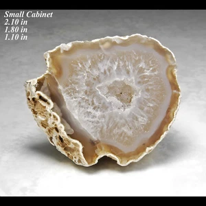 AGATA QUARZO GEODE BRASILE MINERALI CRISTALLI GEMME-CAB - Foto 1 di 3