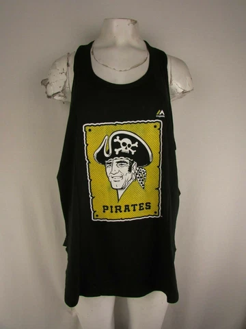 Pittsburgh Pirates MLB Majestic #21 Roberto Clemente Women's Plus-Size Tank Top Cover