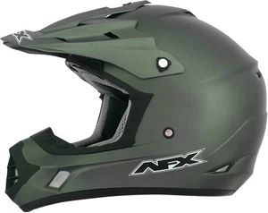 FX-17 Full Face Offroad Helmet Matte Green Medium AFX 0110-4448 - Picture 1 of 2