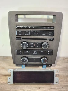 11-14 FORD MUSTANG Radio Face Plate & Screen AC Climate Control Shaker Display - Picture 1 of 11