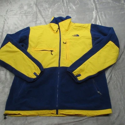 Chaqueta North Face Denali Hombre Grande Amarilla Cremallera Polartec Pit Cremallera Térmica RARA Foto 1 de 4