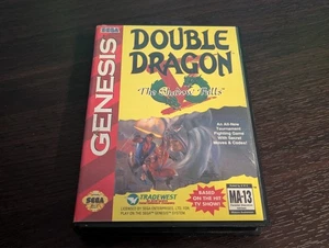 Póster TATUAJE Completo Sega Genesis DOUBLE DRAGON V CIB RARO - Imagen 1 de 9