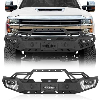Front Bumper For 2015 2016 2017 2018 2019 Chevrolet Silverado 2500HD 3500HD Foto 1 de 4