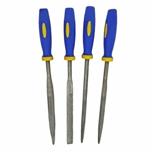 4x Metal Needle File Set Small Hardened Carbon Steel File Mini Hand Metal Tool - Picture 1 of 8