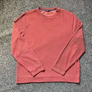 Rohan Stretch Microgrid Crew Mens Size XL Coral Long Sleeve Pullover - Picture 1 of 8
