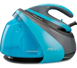 MORPHY RICHARDS Speed Steam Pro 332103 Iron - Black & Teal - BOX DAMAGE - Picture 1 of 5