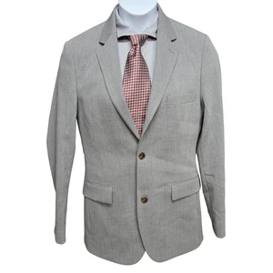 7 Diamonds Blazer Mens Md 38-40R Gray Camden Sport Coat Comfort Stretch Preppy - Picture 1 of 17