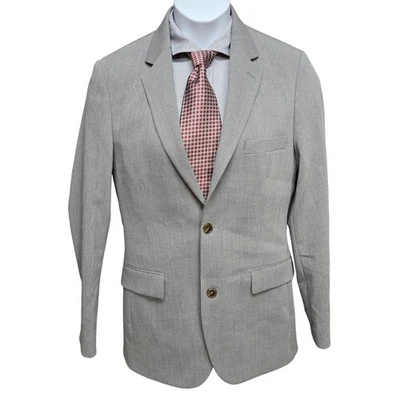 7 Diamonds Blazer Mens Md 38-40R Gray Camden Sport Coat Comfort Stretch Preppy - Image 1 of 4