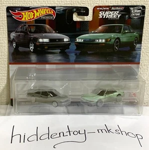 In hand-2024 Hot Wheels HYF04 Premium 2-Pack'91 Nissan Sentra SE-R/Nissan Silvia - Picture 1 of 7