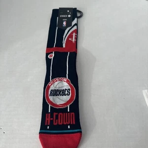NWT Stance Houston Rockets Crew Height Socks Size L(9-13) - Picture 1 of 12