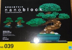 Bonsai Pine Deluxe Edition Nanoblock Micro Sized Building Block Kawada NB039