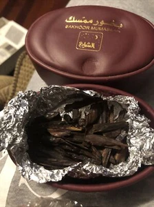 Bakhoor Mumassak Perfumes Eluum In Leather Carry Case.  2 Different Scent Chips - Picture 1 of 3