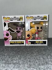 Funko POP! Animation: Cartoon Network Courage the Cowardly Dog #1070 and Dee Dee