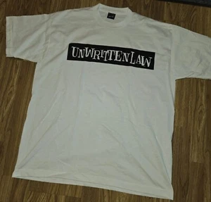 Camicia NUOVA Vintage LAW NON SCRITTA Originale Concerto 95 Tour XL Punk Band Blink 182 - Foto 1 di 7