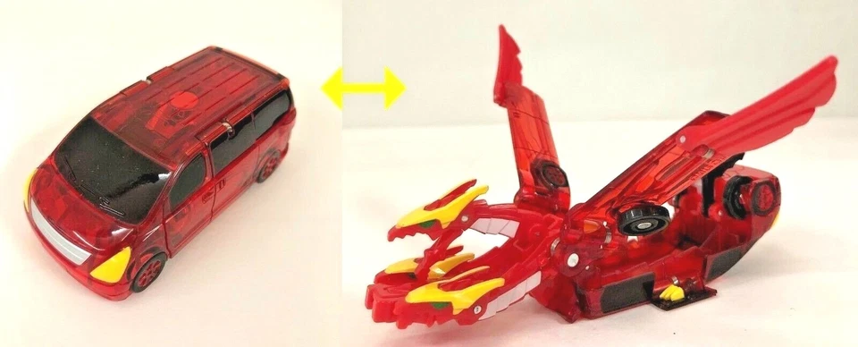 [TURNING MECARD]HYDRONE Transformable Robot Car Korea TV Figure+ 2card  - Image 1 of 4