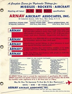 MRO Guide - ARNAV - Aircraft Fittings - AN MS NAS Quick Reference Chart  (B794) - Bild 1 von 1