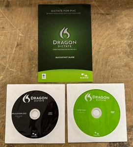 NUANCE DRAGON DICTATE v2.5.1 for Mac w/Registration Code - Picture 1 of 1