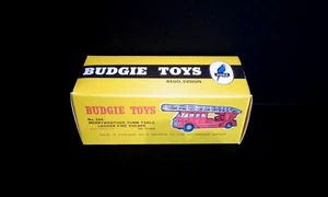 Budgie Nr. 254 Merryweather Plattenspieler Feuerwehr Fluchtmotor nur Reproduktionsbox - Bild 1 von 6