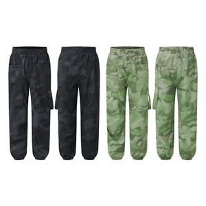 Kids Boys Trousers Spring Pants Hiking Sweatpants Hip Hop Streetwear Fashion - Picture 1 of 21