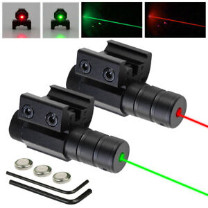 11/20mm Tactical Green Red Laser Beam Dot Sight Scope For Gun Rail Pistol Weaver