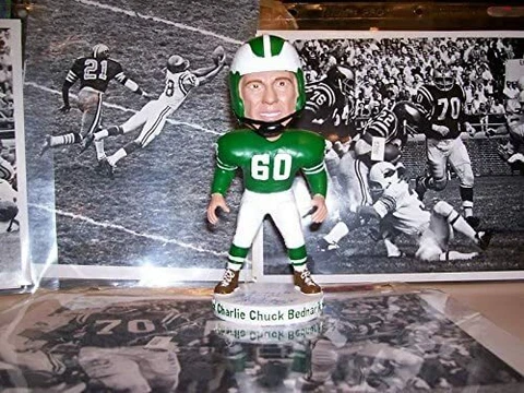 HARTLAND OF OHIO CHUCK BEDNARIK AUTOGRAPH BOBBLEHEAD PHILA. EAGLES #/500 (MINT) Cover