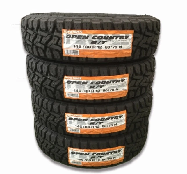 4x Toyo Open Country RT 145/80R12 Tires Snow Mud Suv Tire for Off Road 145 80 12 - image 1 of 4