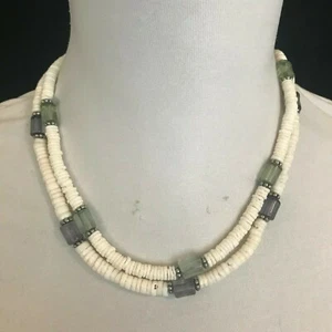 2 Beautiful Panama Jack Shell & Glass Bead Necklaces - Picture 1 of 9