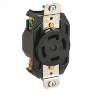 Bryant Hubbell 30A 125/250V Twist Lock Receptacle L10-30R, Used - Picture 1 of 2