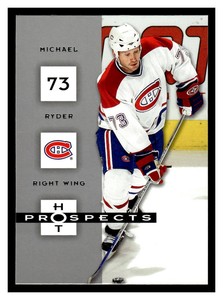 2005 Fleer Hot Prospects #53 Michael Ryder - Montreal Canadiens