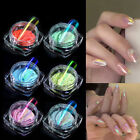 Rainbow Ice Powder UV Epoxy Resin Nail Art Pigment Holographic Foil Vision DIY 