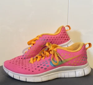Nike Trainers ‘Free 5.0’ Pink Orange Women’s Size UK 5 ( 38 EUR) - Picture 1 of 18