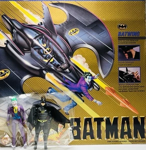 Batman Batwing Villain Cruncher in Box Vintage Toybiz 1989 mit Actionfiguren - Bild 1 von 21