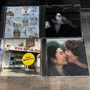 Menge 4 John Lennon CD Milch Honig Double Fantasy rasierter Fisch Paul McCartney Run De - Bild 1 von 13