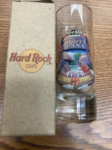 Hard Rock Cafe Hotel & Casino Schnapsglas Punta Cana City Tee Design Serie mit Box - Bild 1 von 7