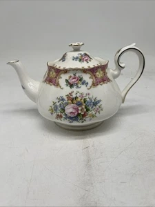 Royal Albert Teekanne Lady Carlyle Vintage Teapot England 1944 gebraucht - Bild 1 von 7