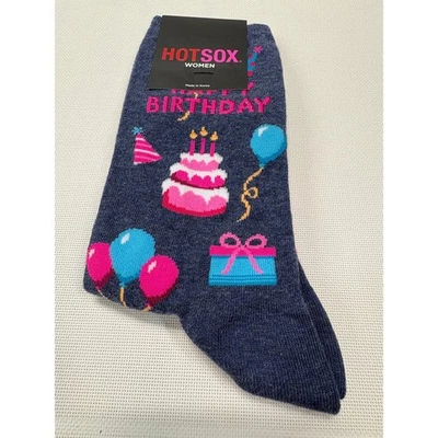 Calcetines para mujer Hot Sox - Globos para pastel de cumpleaños tema de regalo de fiesta - Nuevos con etiquetas Foto 1 de 4