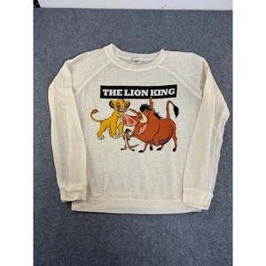 Disney The Lion King Simba Pumbaa Timon Vintage Graphic Sweatshirt Womens M - Picture 1 of 8