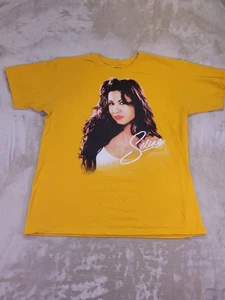 Selena Mercancía Oficial Adulto Unisex Amarillo Manga Corta Camiseta Hombre Talla L - Imagen 1 de 14