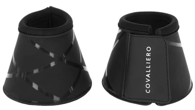 Hufglocken schwarz XL Full Cob Pony S  M XXL Covalliero B-Ware Springglocken K7 - Bild 1 von 4