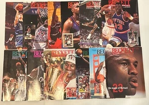 Lote de 12 revistas de baloncesto Beckett 1993 todos los meses de enero a diciembre con 3 Jordan - Imagen 1 de 13
